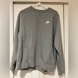 NIKE Grey Sweatshirt Size Medium